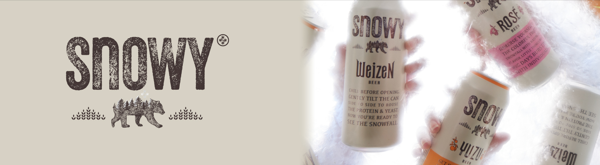 Snowy Weizen, Snowy Rose, Snowy Yuzu